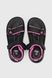 Босоножки для девочки Stepln N98-3Q 37 Черно-фиолетовый (2000990535641S)