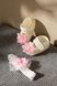 Комплект для дівчинки Mini Papi 100 Квіточка пінетки+пов'язка One Size Рожевий (2000990058089D)
