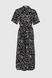 Сукня з візерунком жіноча 2312 L Чорний (2000990622723S)