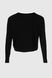 Пуловер однотонний жіночий 21133 S Чорний (2000990337481D)