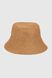 Шляпа пляжная женская 726-3 One Size Коричневая (2000990606068S)
