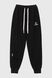 Спортивные штаны с принтом Yekipeer 9809 164 см Черный (2000990066640W)