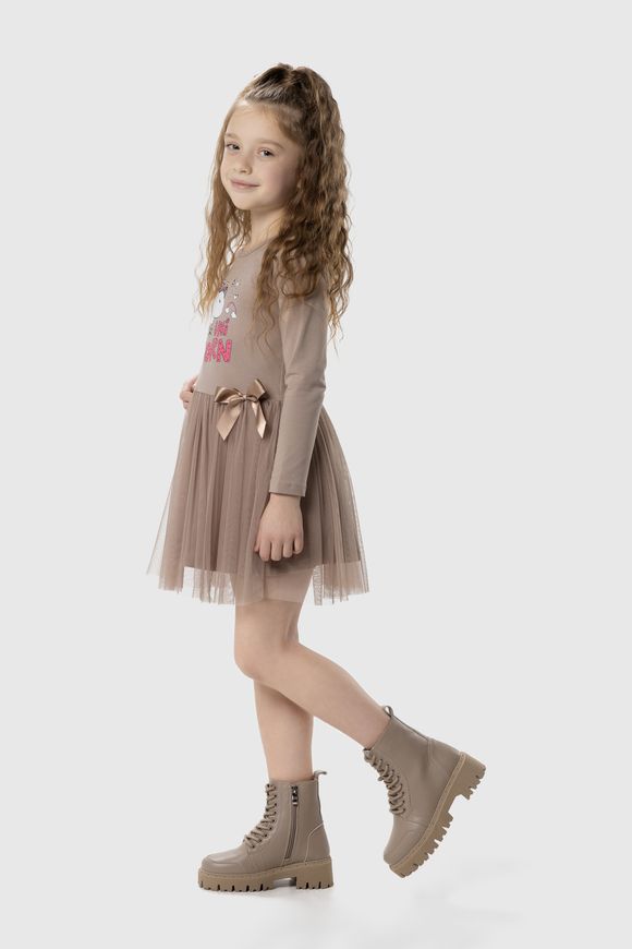 Магазин обуви Платье с принтом для девочки 7343