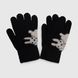 Перчатки для девочки 1525M 4-6 лет Черный (2000990141965D)