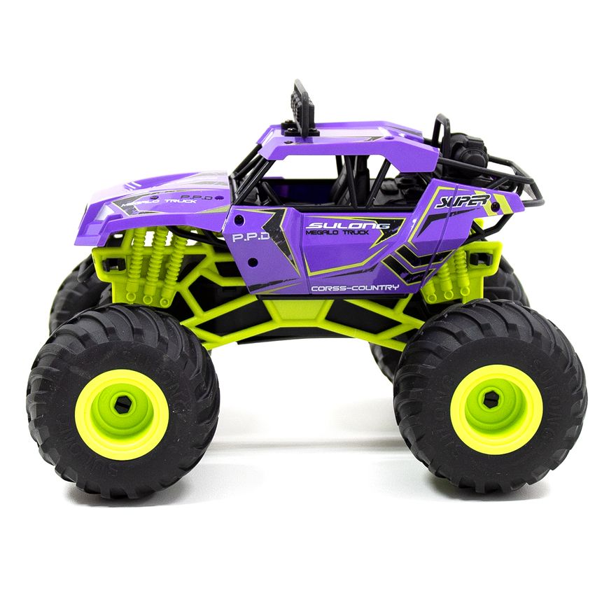 Магазин обуви Автомобиль BIGFOOT OFF–ROAD с р/у – VIOLET (1:16, 27 МГц) SL–358RHV