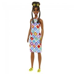Магазин обуви Кукла Barbie "Модница" в платье HJT07