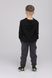 Спортивні штани для хлопчика однотонні Pitiki 228-16 152 см Темно-сірий (2000989523338)