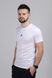 Фітнес футболка однотонна чоловіча Speed Life XF-1471 S Білий (2000989516835)