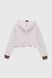 Костюм (худі+майка+штани) для дівчинки Viollen 2189 152 см Біло-коричневий (2000990091727D)