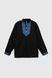 Рубашка с вышивкой для мальчика КОЗАЧЕК АЛЕКСАНДР №3 164 см Черный (2000990148742D)
