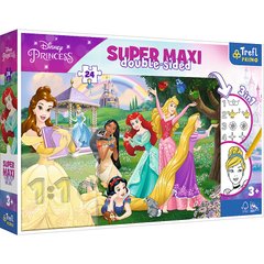 Магазин взуття Пазли + розмальовка Trefl 41008 "Щасливі принцеси" Disney: Принцеси (24 ел. SUPER MAXI)