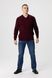 Пуловер однотонный мужской Akin Trico 1127 6XL Бордовый (2000990009937D)