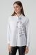 Рубашка с узором женская AYN 1931 S Белый (2000990421470S)