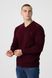 Пуловер однотонный мужской Akin Trico 1127 3XL Бордовый (2000990009906D)