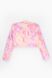 Піджак з візерунком жіночий 8920 L Рожевий (2000989666820D)