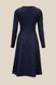 Платье однотонное женское LAWA WBC02354 XS Темно-синий (2000990263872D)(LW)