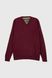 Пуловер однотонный мужской Akin Trico 1127 5XL Бордовый (2000990009920D)