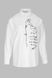 Сорочка з візерунком жіноча AYN 1931 S Білий (2000990421470S)