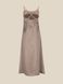 Сукня однотонна жіноча LAWA WTC02367 XS Бежевий (2000990548665S)(LW)