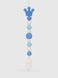Тримач для пустушки силіконовий "Корона" Мегазайка 0511 Блакитний (2000990579775)