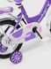 Велосипед дитячий DOUMOER LH1129161 14" Фіолетовий (2000990403483)