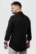 Рубашка классическая мужская однотонная 36002 M Черный (2000990194602A)