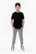 Спортивні штани однотонні для хлопчика Atescan 2208 152 см Сірий (2000989728528D)