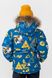 Комбінезон для хлопчика L-2385 куртка+штани на шлейках 128 см Синьо-жовтий (2000989996347W)