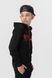 Спортивный костюм для мальчика (кофта, штаны) AZN 827 170 см Черно-красный (2000989968788D)