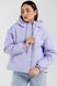 Куртка однотонная женская 68121 L Сиреневый (2000990320490D)
