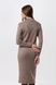 Сукня-светр однотонна жіноча LAWA WTC02347 XS Бежевий (2000990256218D)(LW)