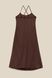 Платье однотонное женское LAWA WTC02367 XS Темно-коричневый (2000990542052S)