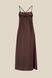Платье однотонное женское LAWA WTC02367 XL Темно-коричневый (2000990542090S)