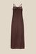 Сукня однотонна жіноча LAWA WTC02367 XS Темно-коричневий (2000990542052S)