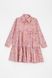 Платье с узором для девочки Tais №8 116 см Персиковый (2000989585831D)