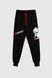Спортивний костюм для хлопчика (кофта, штани) AZN 827 128 см Чорно-червоний (2000989968740D)
