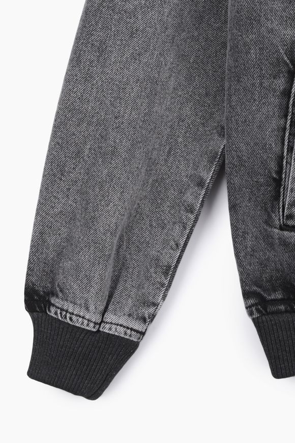 Магазин обуви Куртка джинсовая однотонная мужская 15777