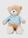 Мягкая игрушка Медвежонок JRK122456 Бежево-голубой (2000990541871)