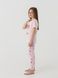 Піжама для дівчинки Mini Moon 7032 110-116 см Рожевий (2000990500298A)