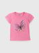 Костюм (футболка+шорти) для дівчинки Atabey 10531 110 см Малиновий (2000990479020S)