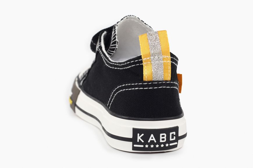 Магазин взуття Кеди K2067-2BLACK-YELLOW