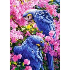 Магазин обуви Набор для творчества алмазная картина Пара попугаев в цветах GD74839
