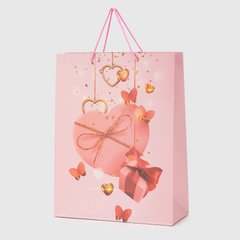 Магазин обуви Пакет подарочный "Розовое сердце" DV-2118-2L