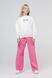 Спортивні штани палаццо однотонні для дівчики ADK 2981 164 см Рожевий (2000990024725W)