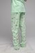 Піжама жіноча Teknur 79505 5XL Зелений (2000989520283)