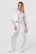 Костюм для дівчинки(сорочка+штани) LocoLoco 9008 158 см Білий (2000990348760S)