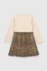 Сукня з принтом для дівчинки Atabey 50352.0 110 см Бежевий (2000990423825D)