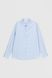 Рубашка классическая однотонная мужская Redpolo 3809 6XL Голубой (2000989981701A)