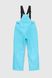 Штани на шлейках для дівчинки B-32 116 см Блакитний (2000989626282W)