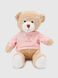 Мягкая игрушка Медвежонок JRK122456 Бежево-розовый (2000990541888)